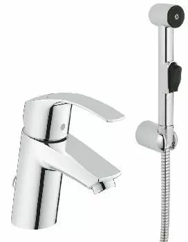 Смеситель для раковины с гиг душем 10см Grohe Eurosmart 23124002/23124003