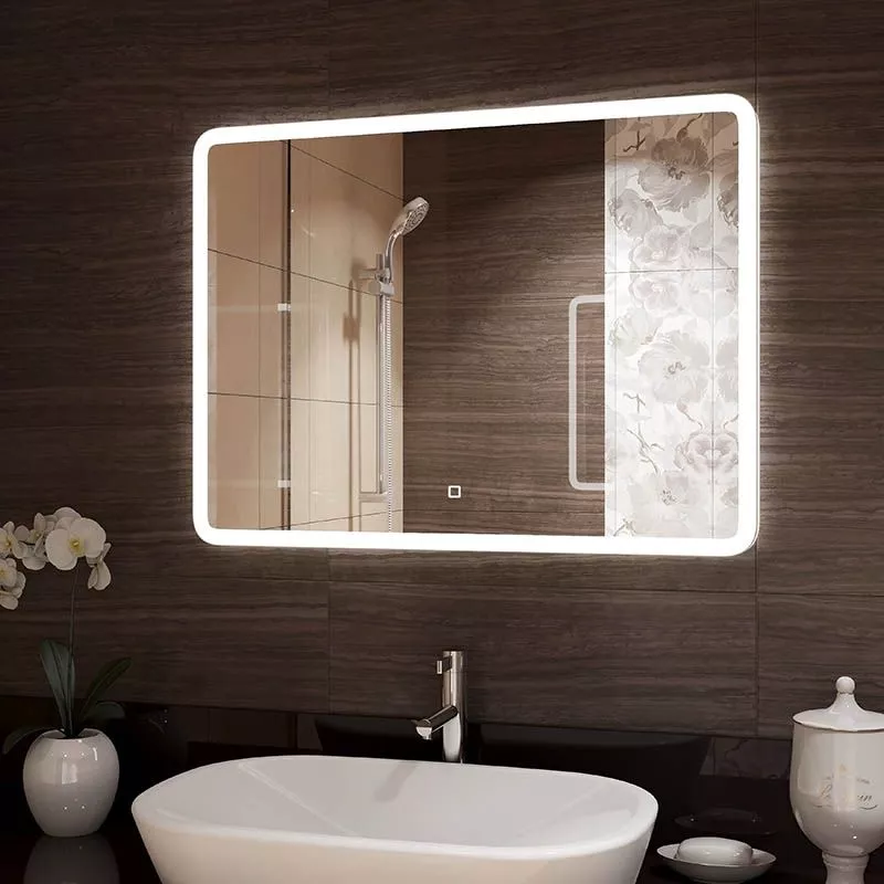 Зеркало 100ш-70в-2,5г свет сенсор Континент Demure LED ЗЛП244