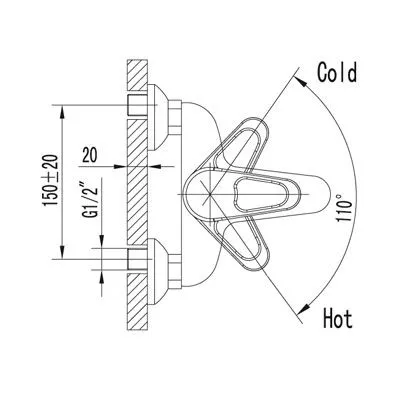 Смеситель для ванны короткий Lemark Luna снят с производства LM4102C