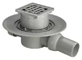 Трап кан 50 гориз гид/зат 100-100 регулир нерж Viega 557119