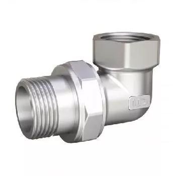 Американка угловая 1/2 ВН LD Pride никель LD.67.534.15	