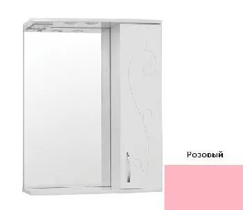Зеркало - шкаф Линия Стиля &quotПанда 65&quot РОЗОВЫЙ 