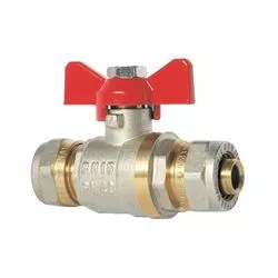 Кран шаровой с цангой 16x16 бабочка JIF 359NB JIF359NB