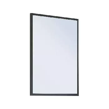 Зеркало 55ш-80в-2г серый матовый Comforty Лозанна 00-00009575 