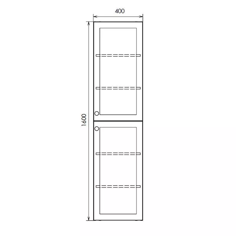 Пенал подвесной 40ш-160в-30г 1дв 4полки серый шёлк Comforty Ереван 00-00017603	