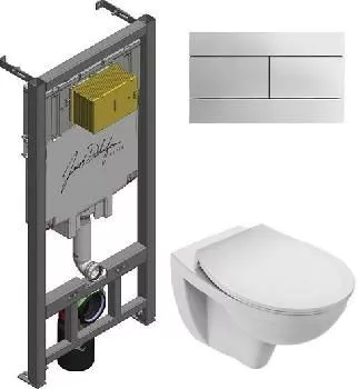Комплект ПЭК JD Patio E21740RU-00: унит EDV102+ сид.м/л E23157+ инс E29025+ кноп.хром E4316-CP E21740RU-00
