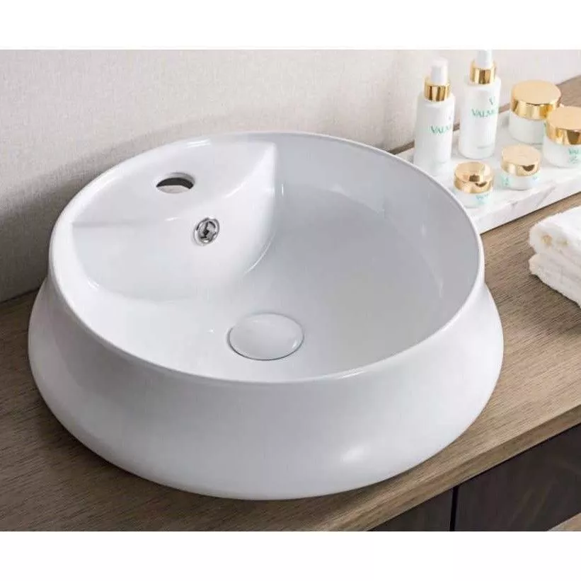 Раковина накладная 46см круг с/о Belbagno BB1398