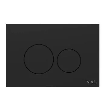 Кнопка для инсталляции 2реж механич черный матовый Vitra Origin 740-2411