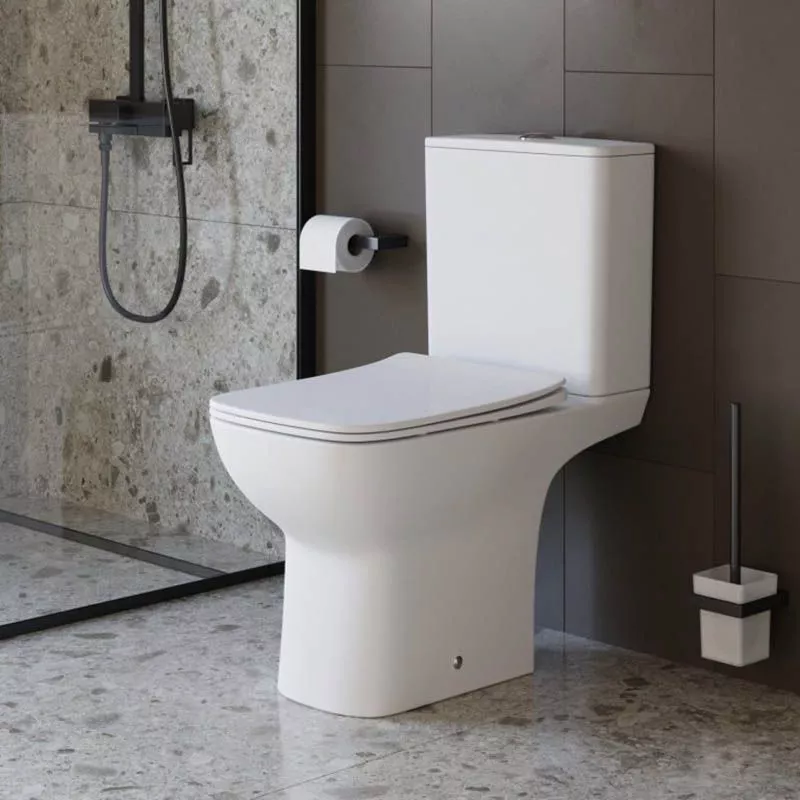 Унитаз горизонт безобод 2реж ниж сид ДП м/л б/с BelBagno Romano торнадо BB2803CP/T-TOR/SC