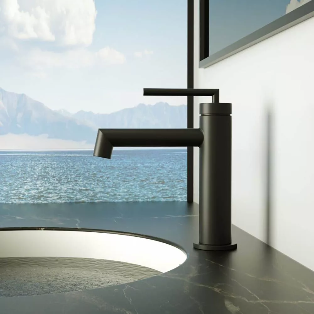 Смеситель для раковины 13см черный BelBagno ACQUA ACQUA-LVM-NERO