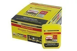 Нить-герметик для резьбы 15м Момент Гермент 9000100598088