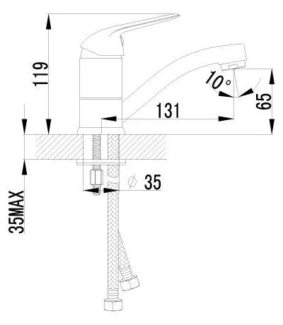 Смеситель для раковины поворотный Lemark Plus Advance LM1207C