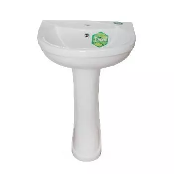 Раковина с пьедесталом 50см без креп Ceramics Plus