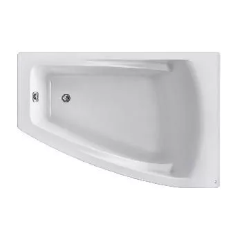 Ванна акрил 150-100 асим правая каркас с/п экран Roca Hall ZRU9302865+ZRU9302868+ZRU9302867