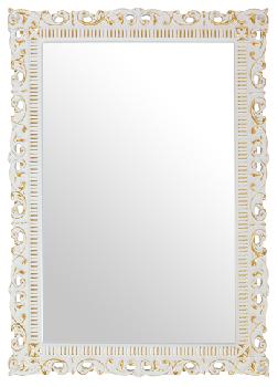 Зеркало Pragmatika Quadro Vintage91 в раме бел./золото mirror М-725-02