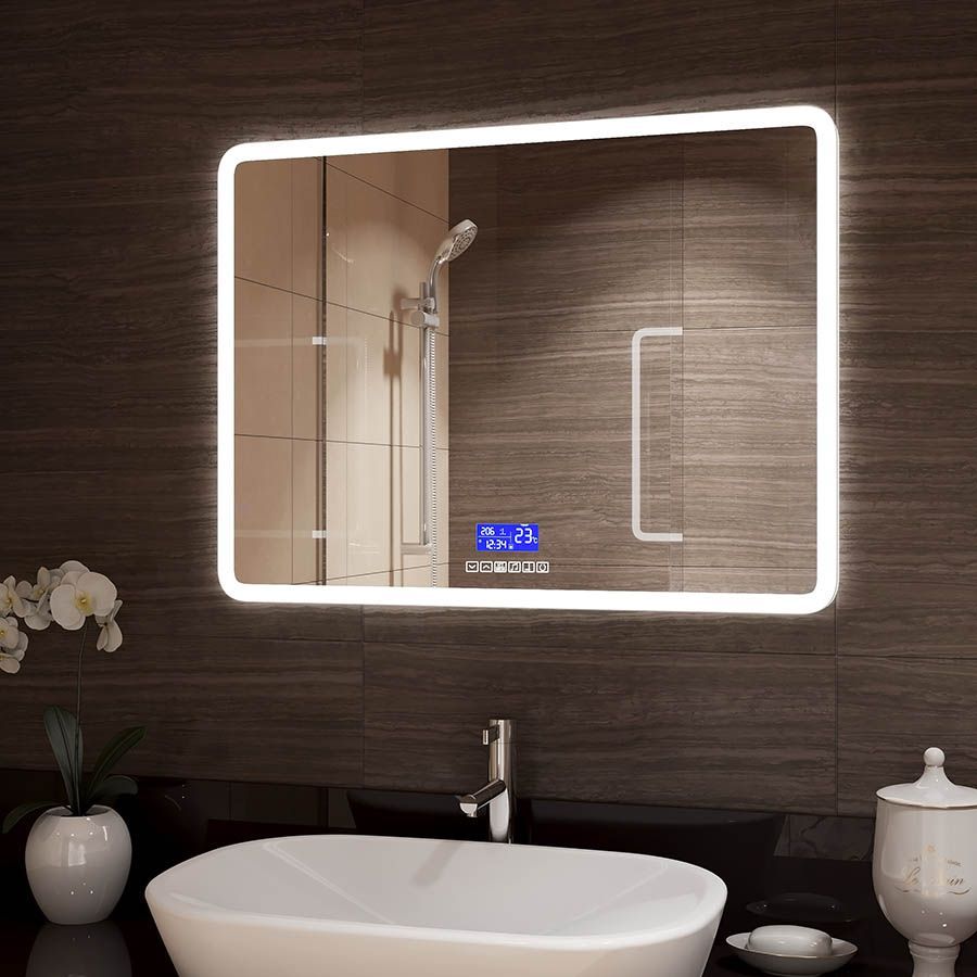 Зеркало Demure LED 1000х700 с музыкальным блоком, c подогревом