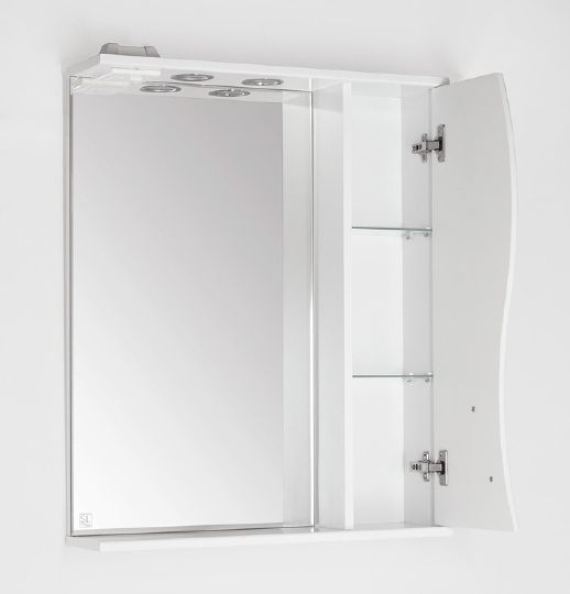 Зеркало - шкаф Линия Стиля "Амелия 55С" бел. ЗАКАЗ