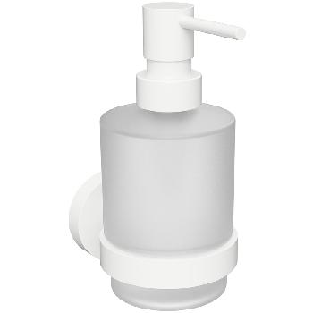 Дозатор WHITE для жидкого мыла 200 мл, стекло, бел 104109104