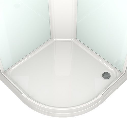 Кабина Domani-SPA Delight 99 90х90х220 Белые стенки+ Матированные стекла, низкий поддон DS01D99LWM00