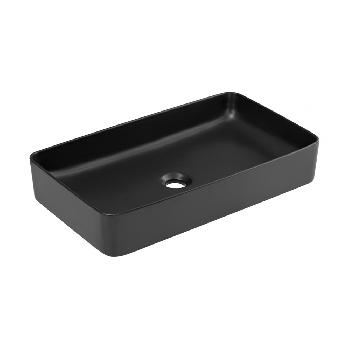 Раковина для ванной CERAMALUX 9396-1МВ, черный матовый 9396MB