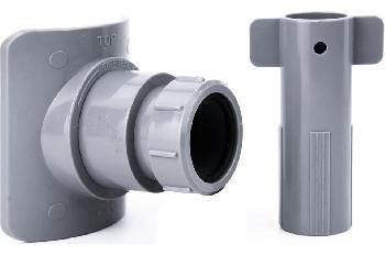 Врезка (адаптер) в канализационную трубу ВК ABS 110х50, серый,РТП 43111