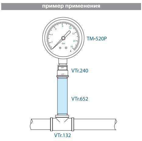 Бочонок VT 1/2" - 100мм. НН VTr.652.N.0410