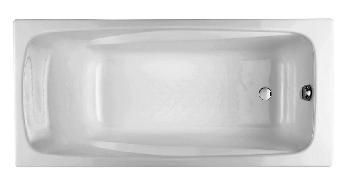 Ванна чугунная Jacob Delafon Repos 170 x 80 см без отверстий для ручек без антискользящего покрытия E2918-S-00
