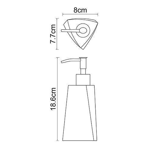 Дозатор WasserKRAFT Ohre для жидкого мыла K-37799