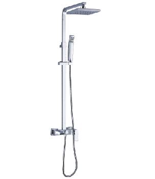 Смеситель для ванна/душ с лейкой тропический дождь монолитный Lemark Contest LM5862CW