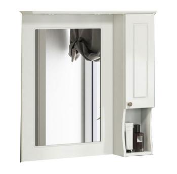 Зеркало-шкаф COMFORTY Палермо 80 белый глянец